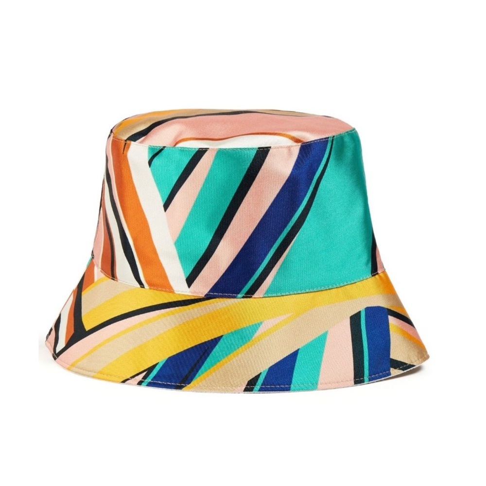 EUGENIA KIM Charlie Satin Twill Bucket Hat - Women’s - NEW